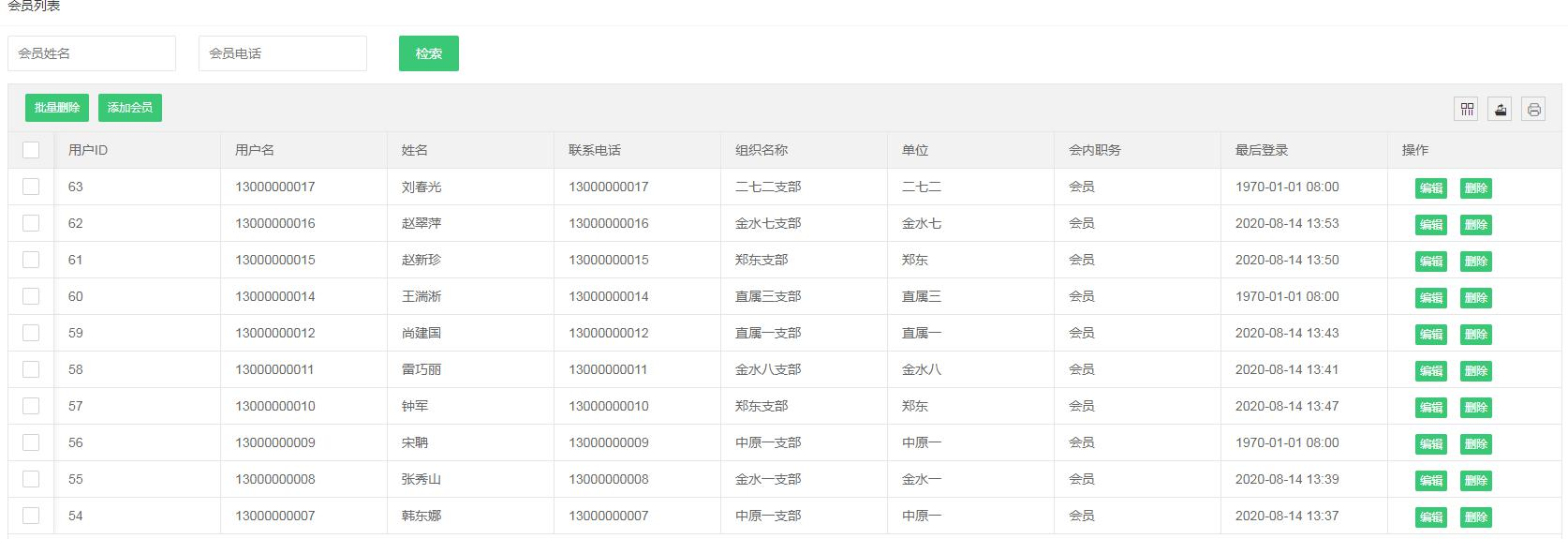 社情民意大數據平臺會員管理 社情民意大數據平臺會員管理頁面